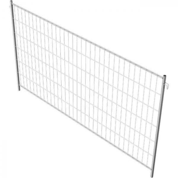 Mobilzaun "Leicht", Element B 3,5 m mit Haken & Öse 