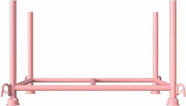 Stapelpalette, 130 x 70 x 70 cm lackiert