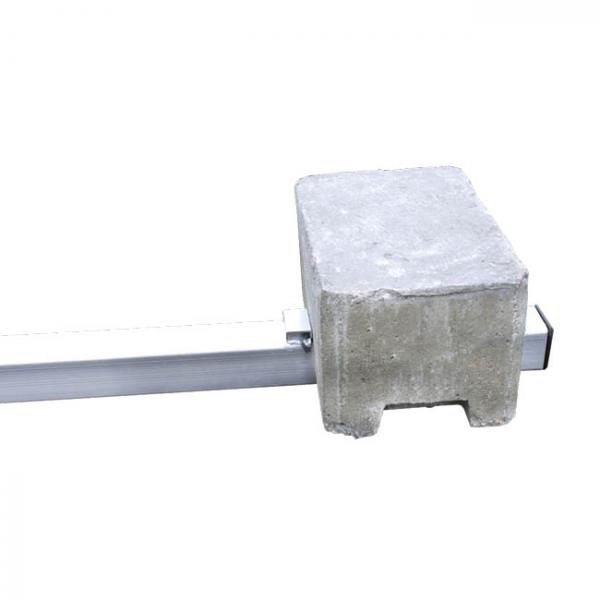 ASC Dachrandsicherung Betonblock 22,5 kg, Flachdach Klasse A 