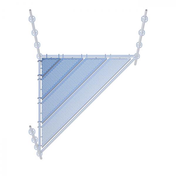 Ringscaff Eckbelag 0,32 x 1,20 m für Rohrauflage 
