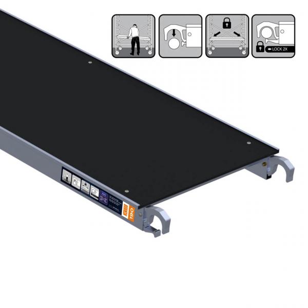 Movar Fibre Plattform o. Luke, 0.61 m breit 