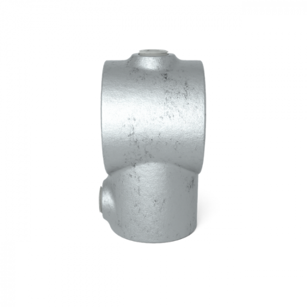 Typ_2CD Rohrverbinder T-Stück kurz Ø 42,4 mm hor. & 48,3 mm vert. 