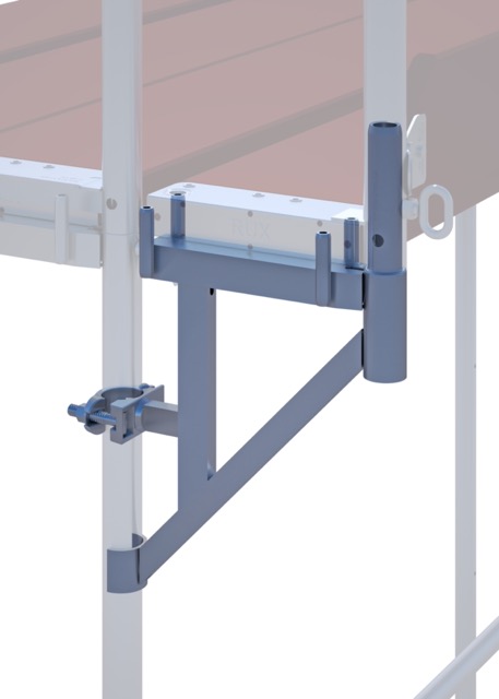 Kupplungskonsole mit Rohrverbinder 0.30 m, gebraucht 