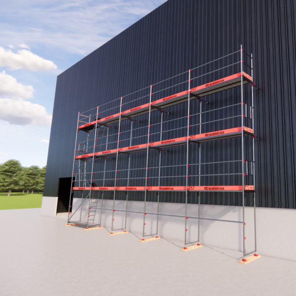 Rux Framescaff Fassadengerüst 111 m² | Komplettes Gerüstpaket - technisch kompatibel zu Layher 