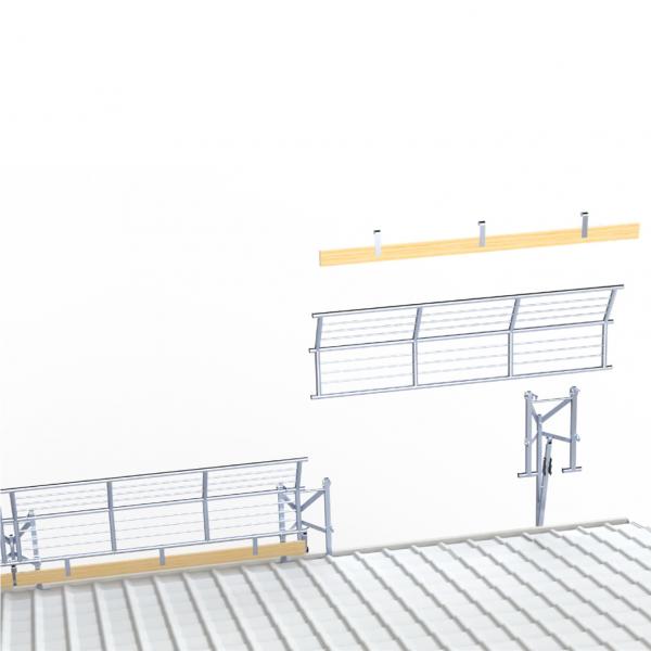 SGS Dachrandsicherung für Steildächer 3,00 - 27,00 m | Klasse C 18.00 m
