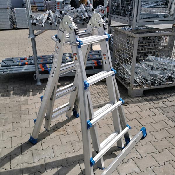 Teleskopleiter ASC 4 x 4 ohne Traverse, gebraucht 