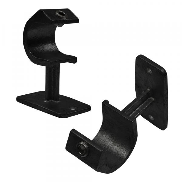 Typ_35 Rohrverbinder Handlaufhalterung offen Ø 26,9 mm (schwarz) 