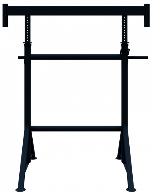 Kurbel-Gerüstbock K1200, lackiert B 1.20 m H 1.20-1.95 m