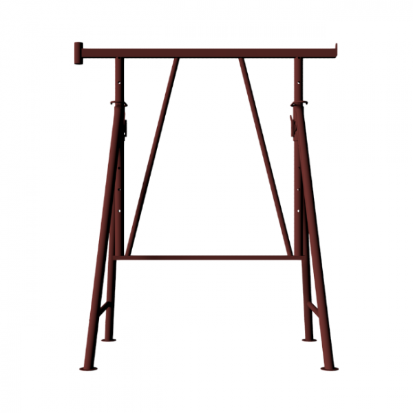 Faltgerüstbock "Compakt S 1200", braun lackiert Gr. 3 B 1.2 x H 1.20-1.95 m