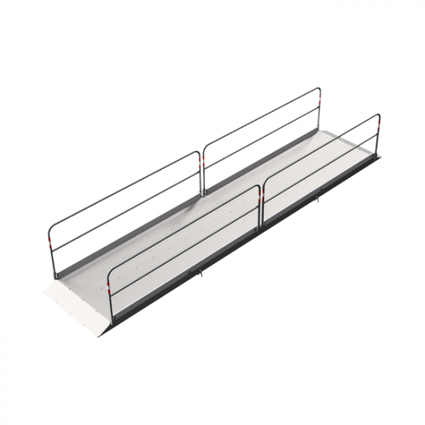 Alu-Grabenbrücke 6,50 m lang, 1,30 m 