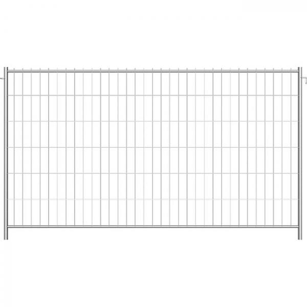 Mobilzaun "Leicht", Element B 3,5 m mit Haken & Öse 