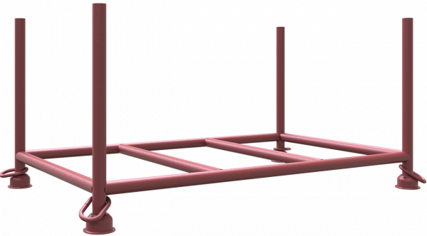 Stapelpalette, 150 x 87 x 60 cm lackiert 