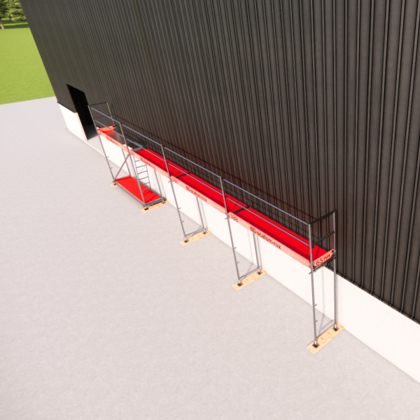 Rux Super Fassadengerüst 52m² | Komplettes Gerüstpaket – Feldlänge 3,00 m 