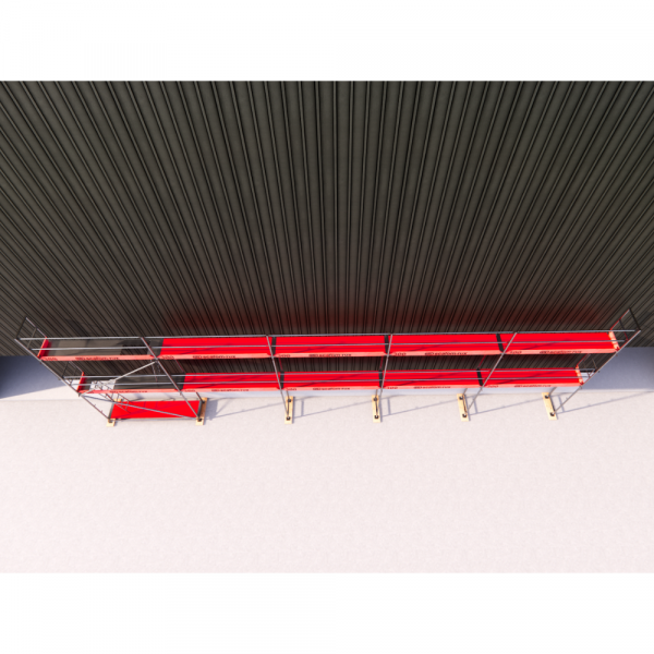 Rux Super Fassadengerüst 96m² | Komplettes Gerüstpaket – Feldlänge 3,00 m 