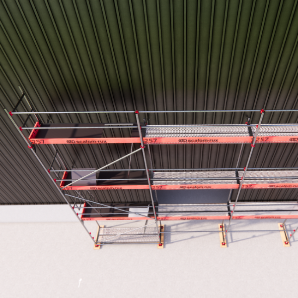 Rux Framescaff Fassadengerüst 70 m² | Komplettes Gerüstpaket - technisch kompatibel zu Layher 