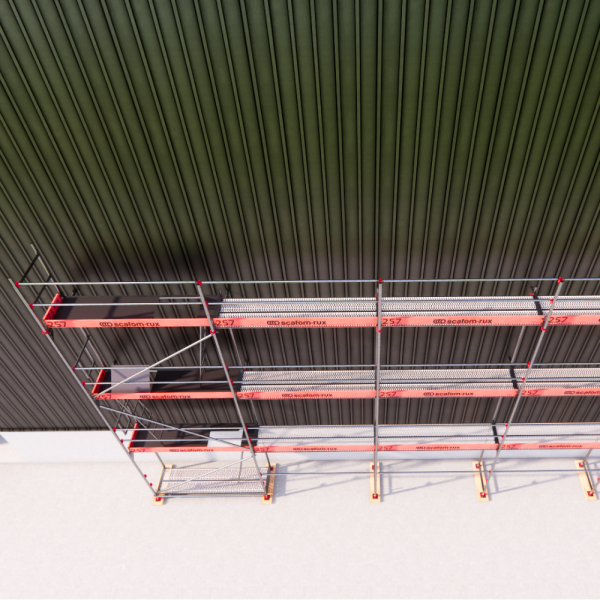 Rux Framescaff Fassadengerüst 90 m² | Komplettes Gerüstpaket - technisch kompatibel zu Layher 