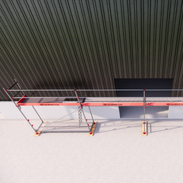 Rux Framescaff Fassadengerüst 53 m² | Komplettes Gerüstpaket - technisch kompatibel zu Layher 