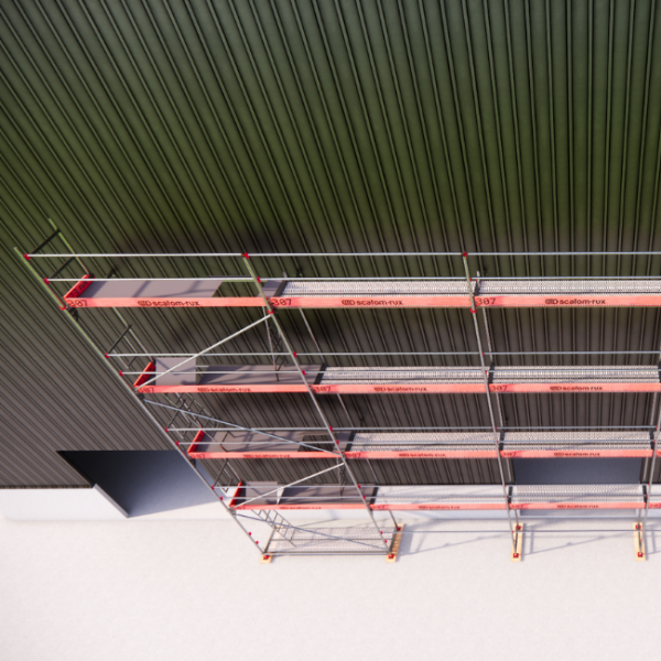 Rux Framescaff Fassadengerüst 164 m² | Komplettes Gerüstpaket - technisch kompatibel zu Layher 