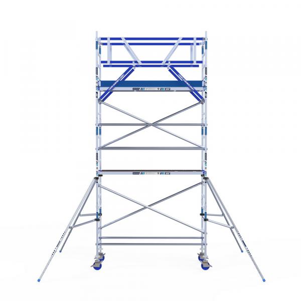 ASC Rollgerüst 90 Quick Lock, Arbeitshöhe 6,3 m 2.50 m Holz
