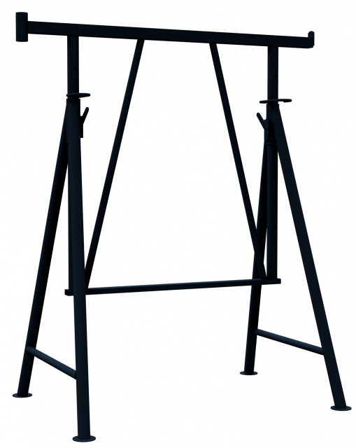 Faltgerüstbock "Compakt S 1200", braun lackiert Gr. 3 B 1.2 x H 1.20-1.95 m