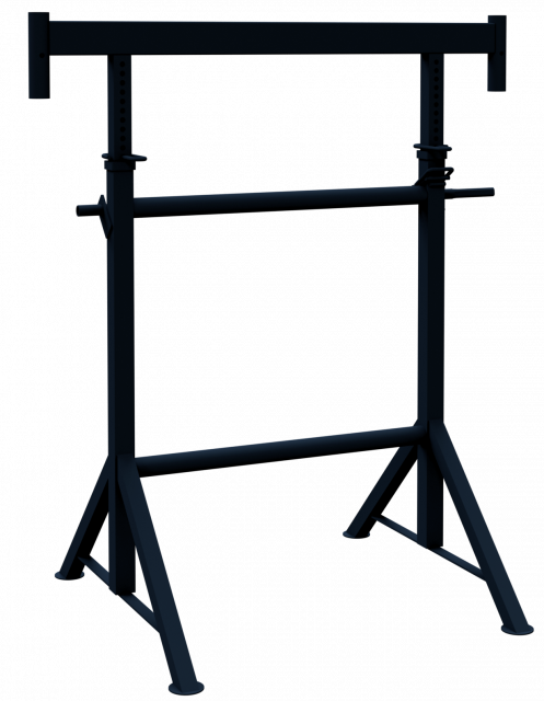 Kurbel-Gerüstbock K1200, lackiert B 1.20 m H 1.20-1.95 m