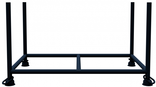Stapelpalette, 143 x 87 x 70 cm lackiert