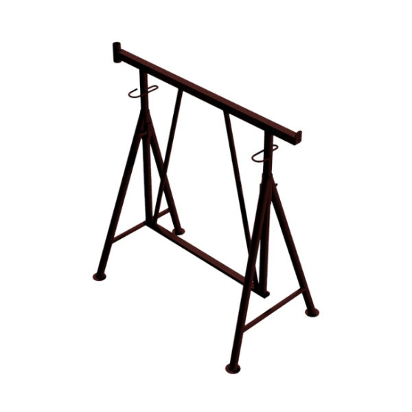 Faltgerüstbock "Compakt S 1200", braun lackiert Gr. 2 B 1.2 x H 1.00-1.75 m