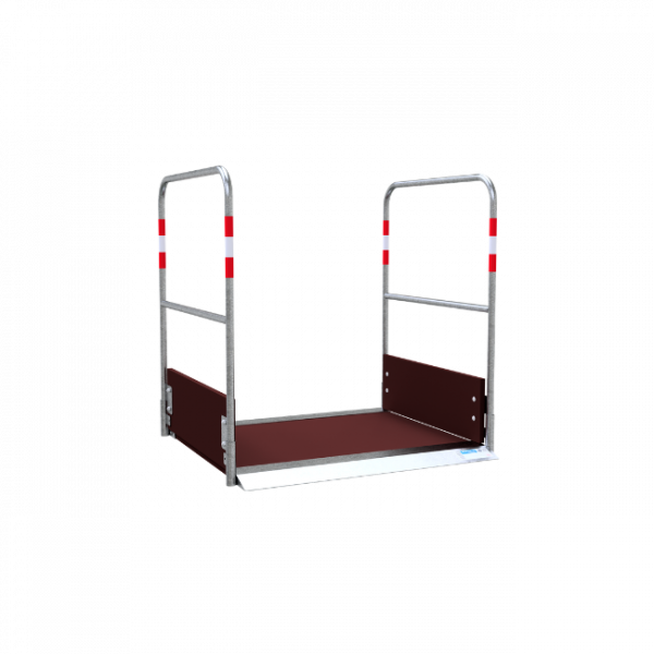 Grabenbrücke aus Holz 1,00 m x 1,00 m 