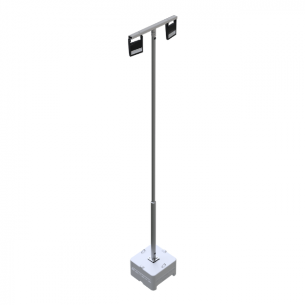 Lampenmast-Set 600 kg 