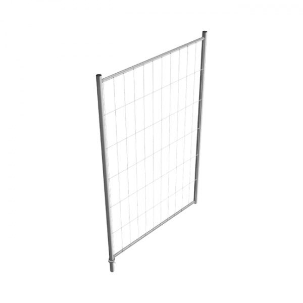 Mobilzaun / Bauzaun „Standard“, Torelement 1,2 x 2 m 