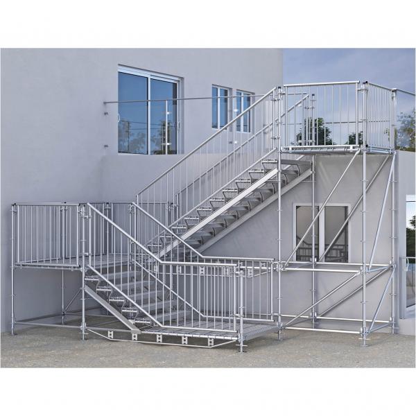 Bautreppe, Außentreppe Komfort plus 1,50 m x 3,50 m 