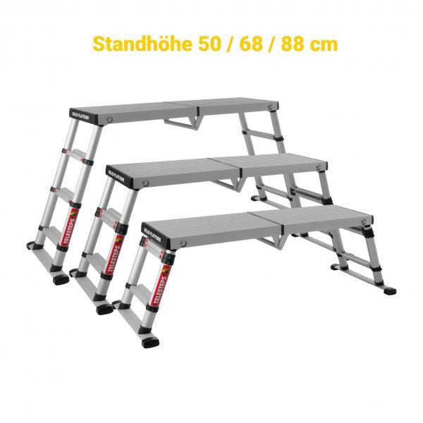 Telesteps Solid Line teleskopierbare Arbeitsplattform AH 2,6 m (61209-501), gebraucht 
