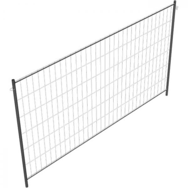 Mobilzaun "Leicht", Element B 3,5 m mit Haken & Öse 