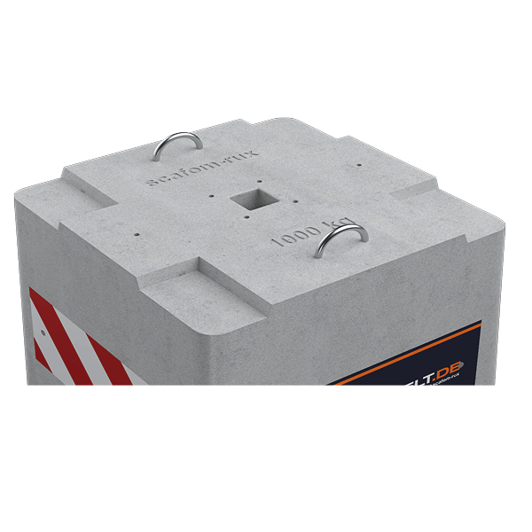 Betonblock / Betongewicht 1 t, 80x80x80 cm 