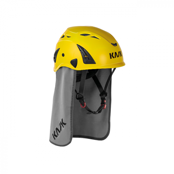 Kask Arbeitsschutzhelm mit Nackenschutz Superplasma AQ, EN 397, Gerüstbauhelm 