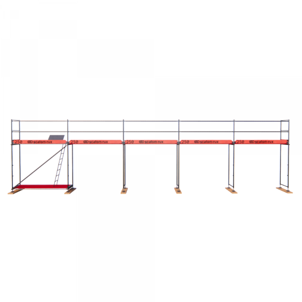 Rux Super Fassadengerüst 54m² | Komplettes Gerüstpaket – Feldlänge 2,5 m 
