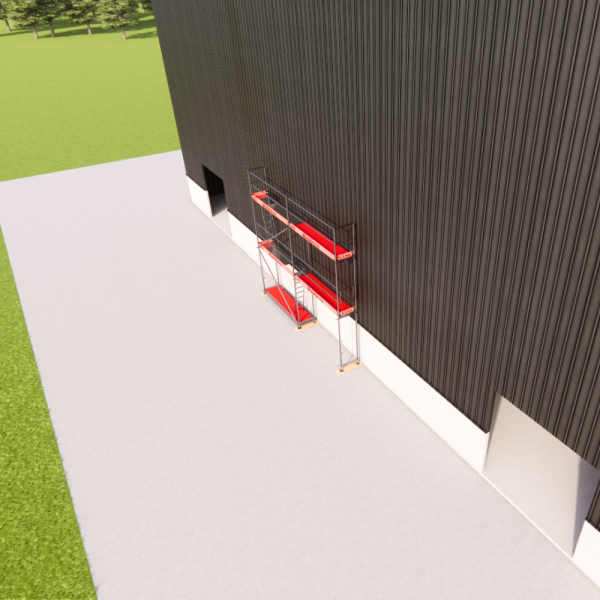 Rux Super Fassadengerüst 42m² | Komplettes Gerüstpaket – Feldlänge 3,00 m 