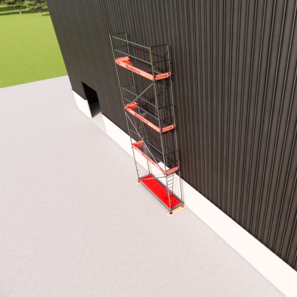 Rux Super Fassadengerüst 32m² | Komplettes Gerüstpaket – Feldlänge 3,00 m 