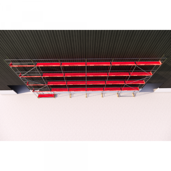 Rux Super Fassadengerüst 190 m² | Komplettes Alugerüst-Paket für Fassadenarbeiten 