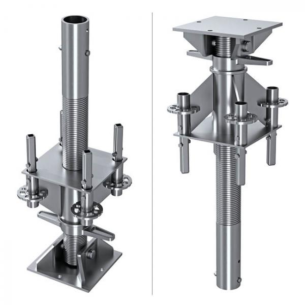 Schwerlaststütze Heavy Duty 8,88 - 9,88 m | bis 67,5 kN belastbar 