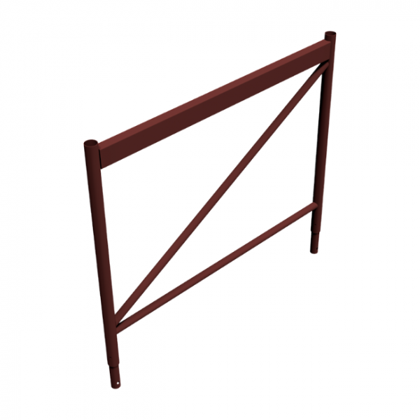 Stirngeländerrahmen (für Gerüstböcke), lackiert 