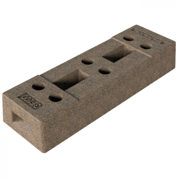 Bauzaunfuß aus Beton 