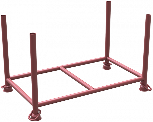 Stapelpalette, 130 x 70 x 70 cm lackiert