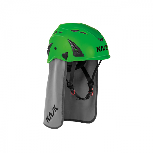 Kask Arbeitsschutzhelm mit Nackenschutz Superplasma AQ, EN 397, Gerüstbauhelm 