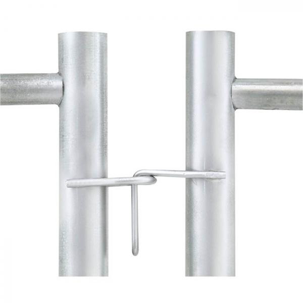 Mobilzaun "Leicht", Element B 3,5 m mit Haken & Öse 