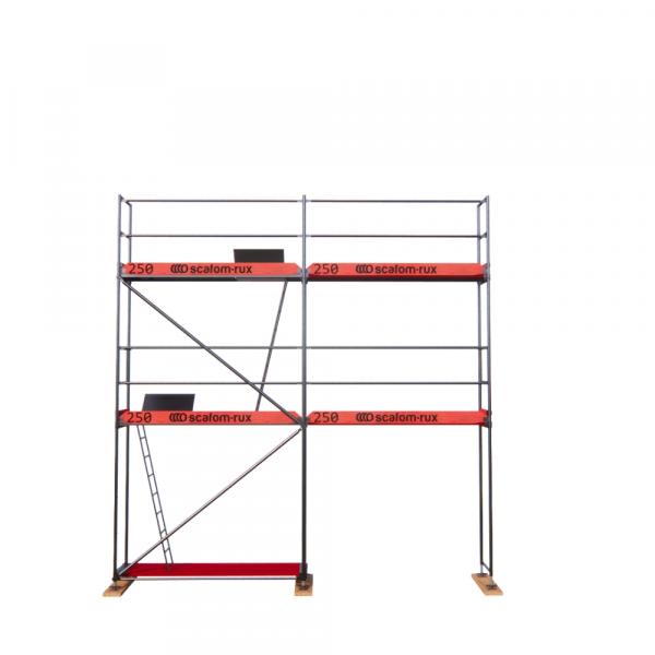Rux Super Fassadengerüst 36m² | Komplettes Gerüstpaket – Feldlänge 2,5 m 