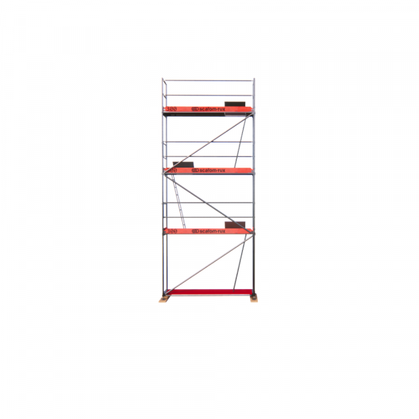 Rux Super Fassadengerüst 32m² | Komplettes Gerüstpaket – Feldlänge 3,00 m 