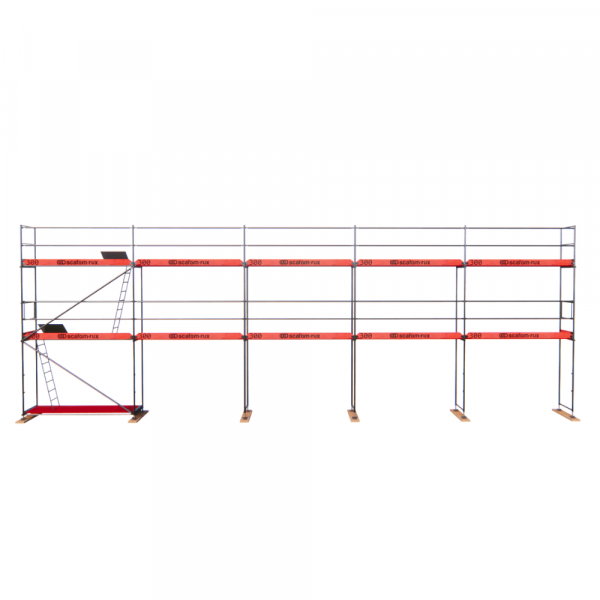 Rux Super Fassadengerüst 96m² | Komplettes Gerüstpaket – Feldlänge 3,00 m 