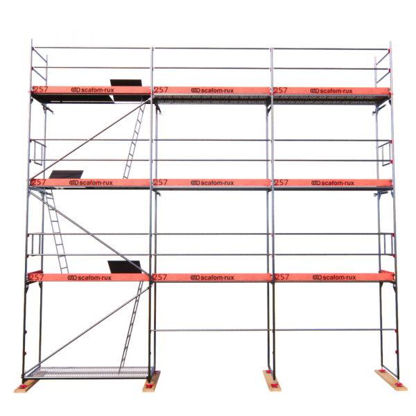 Rux Framescaff Fassadengerüst 70 m² | Komplettes Gerüstpaket - technisch kompatibel zu Layher 