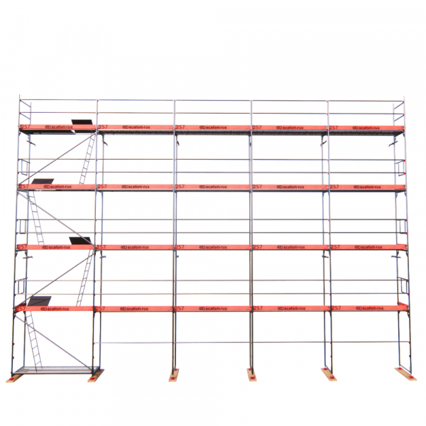 Rux Framescaff Fassadengerüst 166 m² | Komplettes Gerüstpaket - technisch kompatibel zu Layher 